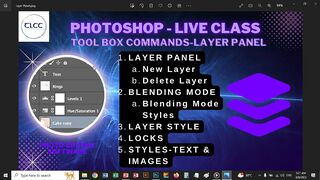 Photoshop Layer Panel Live Class TLCC