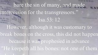 Fulfilled prophecies about the Lord Jesus Christ part 9
