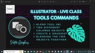 Illustrator Blend Tool Live Class TLCC