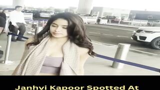 Janhvi Kapoor Spotted At Mumbai Airport #shorts #janhvikapoor #short #trending #viral #bollywood #shortvideo