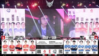 EVOS LEGENDS VS AURA GAME 3 pertandingan yang sangat seru.