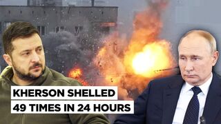 Russia Shells Kherson 49 Times Weeks After Retreat
