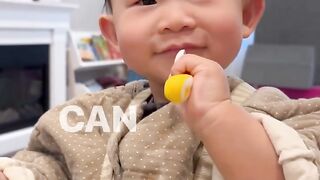 This baby refuses to say mommy ????