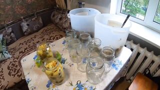 Солим белые грибы и мои заготовки на зиму.
