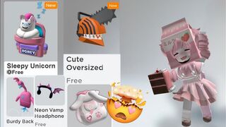 HOW TO GET THESE NEW FREE ITEMS!!????//Roblox free items