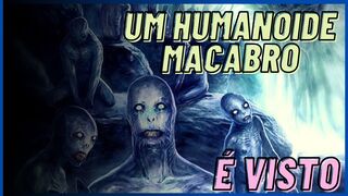 Um humanoide macabro é filmado eles são reais?