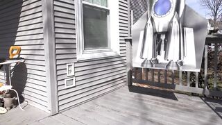 Dog Unmoved by Alien Invasion Prank_ Funny Dog Maymo vs Aliens