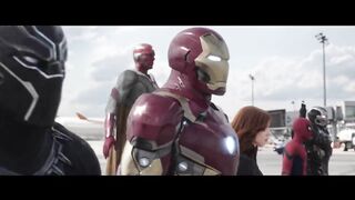 Team Iron Man vs Team Cap - Airport Battle Scene - Captain America: Civil War - Movie CLIP HD