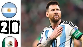 Lionel Messi vs Mexico highlights match (World Cup 2022) HD