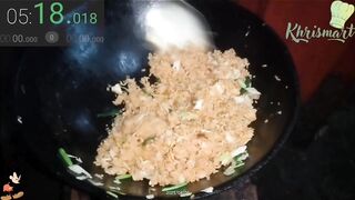 Makes Tasty Red Fried Rice in Minutes