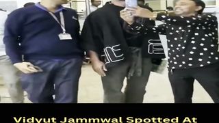 Vidyut Jammwal Spotted At Mumbai Airport Arrival #shorts #vidyutjammwal #bollywood #short #trending #viral #shortvideo