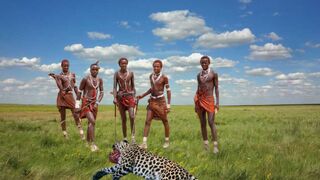 Inland tribes in Africa hunt leopards to help their livestock