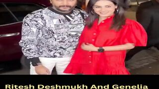 Ritesh Deshmukh And Genelia Deshmukh Arrived At Bandra #shorts #riteshdeshmukh #short #trending #viral #bollywood #shortvideo