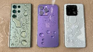 Samsung S23 Ultra vs iPhone 14 Pro Max vs Xiaomi 13 Pro - WATER Test_ OMG_(720P_60FPS).