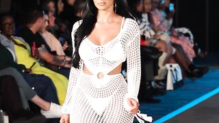 Amber Quinn rips runway _ FLL Fashion Week 2023 These are the ideal women of men who show a dazzling body chart