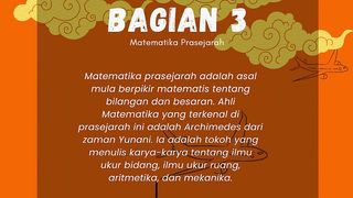 Part 3, Prehistoric mathematics