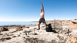 Catch And Cook In Mangrove Forest With Hand Spear