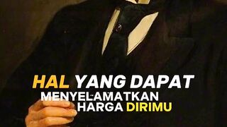 beberapa hal yang dapat menyelamatkan harga diri kita