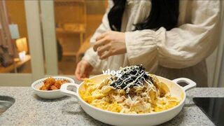 Daily Vlog of Korean College Student! Weekend spent Eating hotcakes and avocado