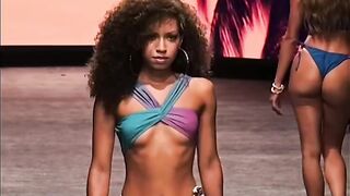 Watch Kassian Briana walk the runway during miami swim week #miamiswimweek #fashionevent #runway