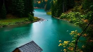 Amazing Scenery with beautiful Blue lake.