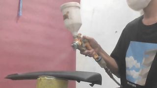 Finishing clear belcote 3000 from horn vespa sprint