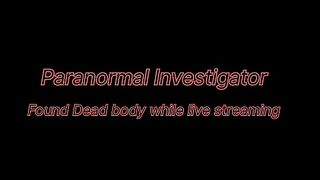 Ghost Hunting