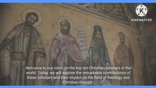 Top Ten Christian Schloars in the World