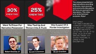 Comparison: I Bet You Didn't Know These Celebrity Facts !