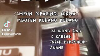 Bersyukur dengan yang kamu punya saat ini,kelebihan orang lain buat pacuan kamu melangkah.