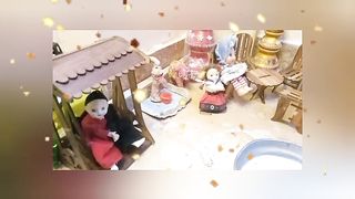 Crispy onion rings recipe!! Miniature village cooking