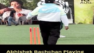 Abhishek Bachchan Playing Cricket Ghoomer #shorts #abhishekbachchan #short #trending #viral #bollywood #shortvideo