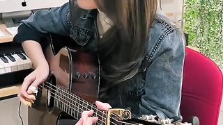 beautiful woman has talent
