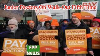 UK's junior doctors on strike fifth time