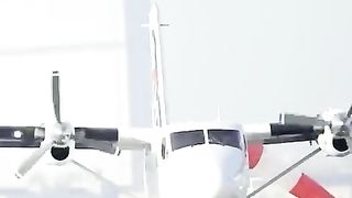 kriti senon skydrive at dubai video.