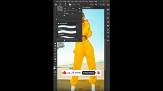 How to create cool clothless effect in photoshop #beta #2023 #latest
