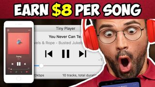 Earn $800 Just By Listening To Music (Earn $8 PER SONG) (Make Money Online From Home)