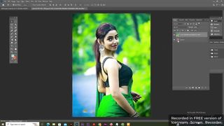 Background Change Model in #Photoshop 39