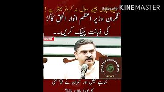 Check the intelligence of Caretaker Prime Minister Anwar ul Haq Kakar.