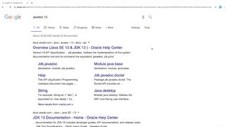Java Documentation