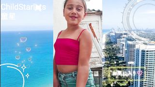 Little girl being beautiful dancing