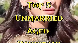 Top 5 Unmarried Aged Pakistani Actresses