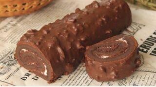 chocolate roll cake / so yummy / Recipe by sweet bakery