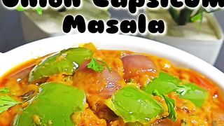 Onion Capsicum masala Recipe.