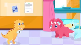 Baby Dino Ep1 Mystic Badge ⭐️ T-Rex Scary Roar & Chase | Jurassic World | Dinos Cartoon