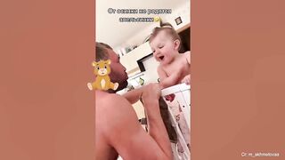 Each Dad expresses his love for his baby in a different way but whichever way it is, it's great ????