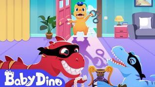 Baby Dino Ep7 Dinosaur Police???? - Find clues & Solve cases | Jurassic World | Dino Cartoon