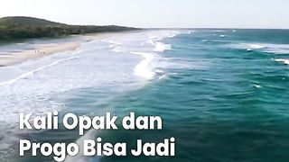 Peta Bahaya Ancaman Tsunami di selatan laut jawa(the threat of a tsunami disaster in the southern ocean, the Indian Ocean, Yogyakarta)