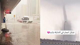 Dubai thunder storm | Dubai raining
