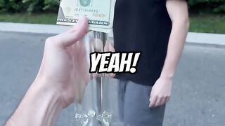 Would you break the glass for $20? ????